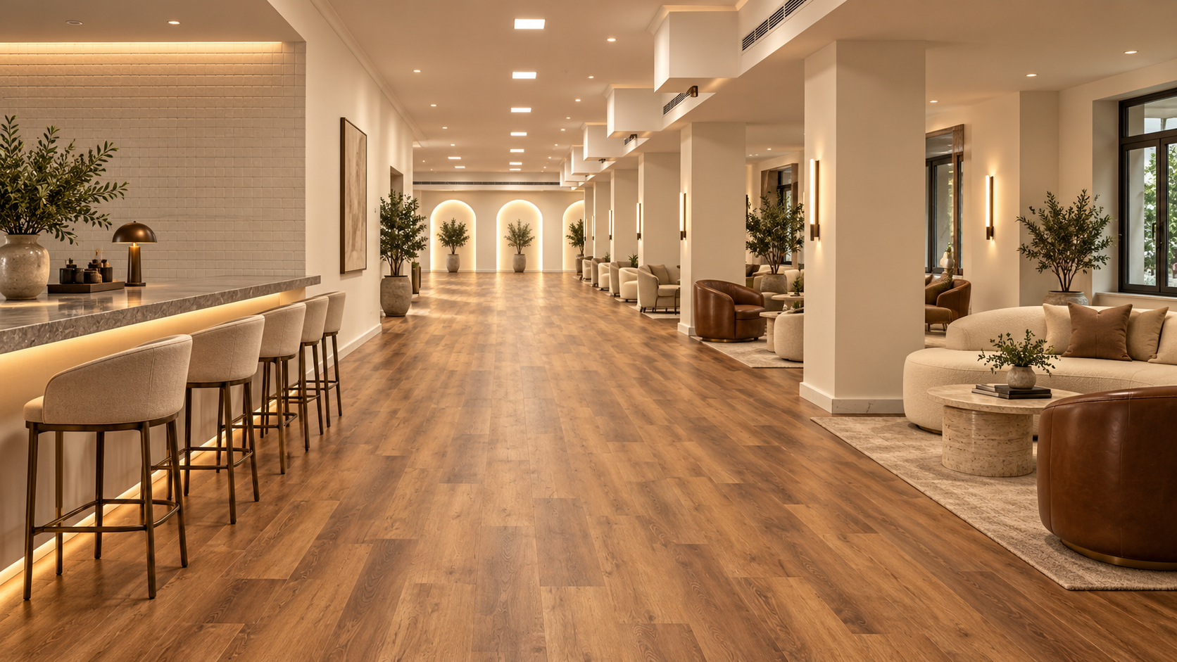 Interior visualisation based on the original installation space