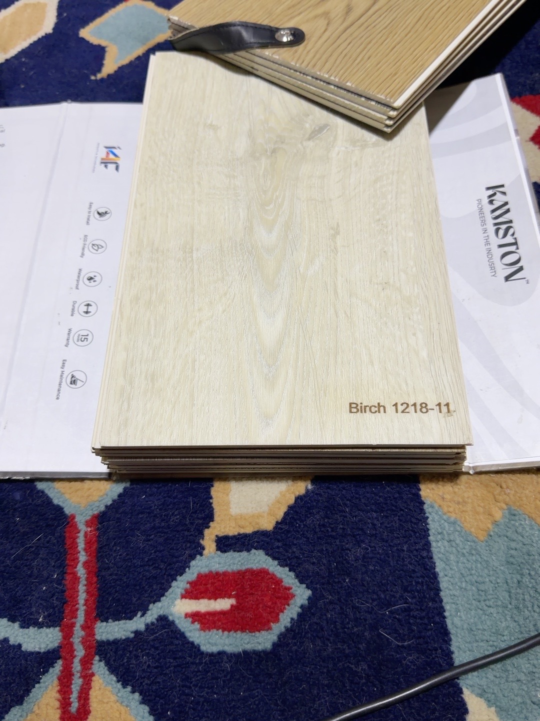 Woodline · Birch 1218-11 — original catalogue plank