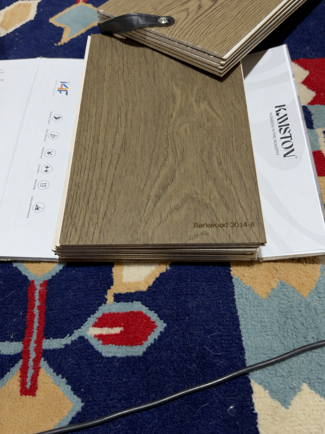 Woodline · Barkwood 3014-8 — original catalogue plank